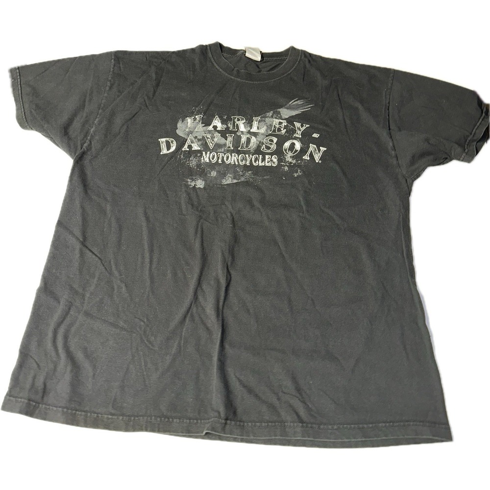 Black Bear Harley-Davidson Newmarket England Men's 2XL Black T-Shirt Tee